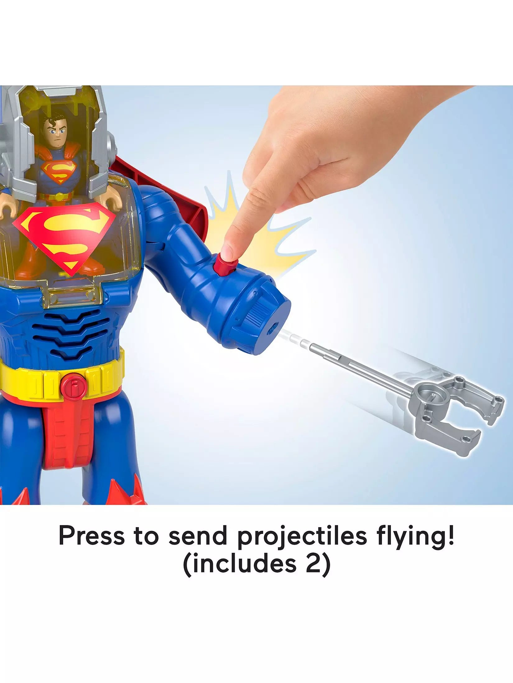 دي سي مجسم سوبرمان مع بدلة اكسو 30 سم مجسمات الشخصيات DC