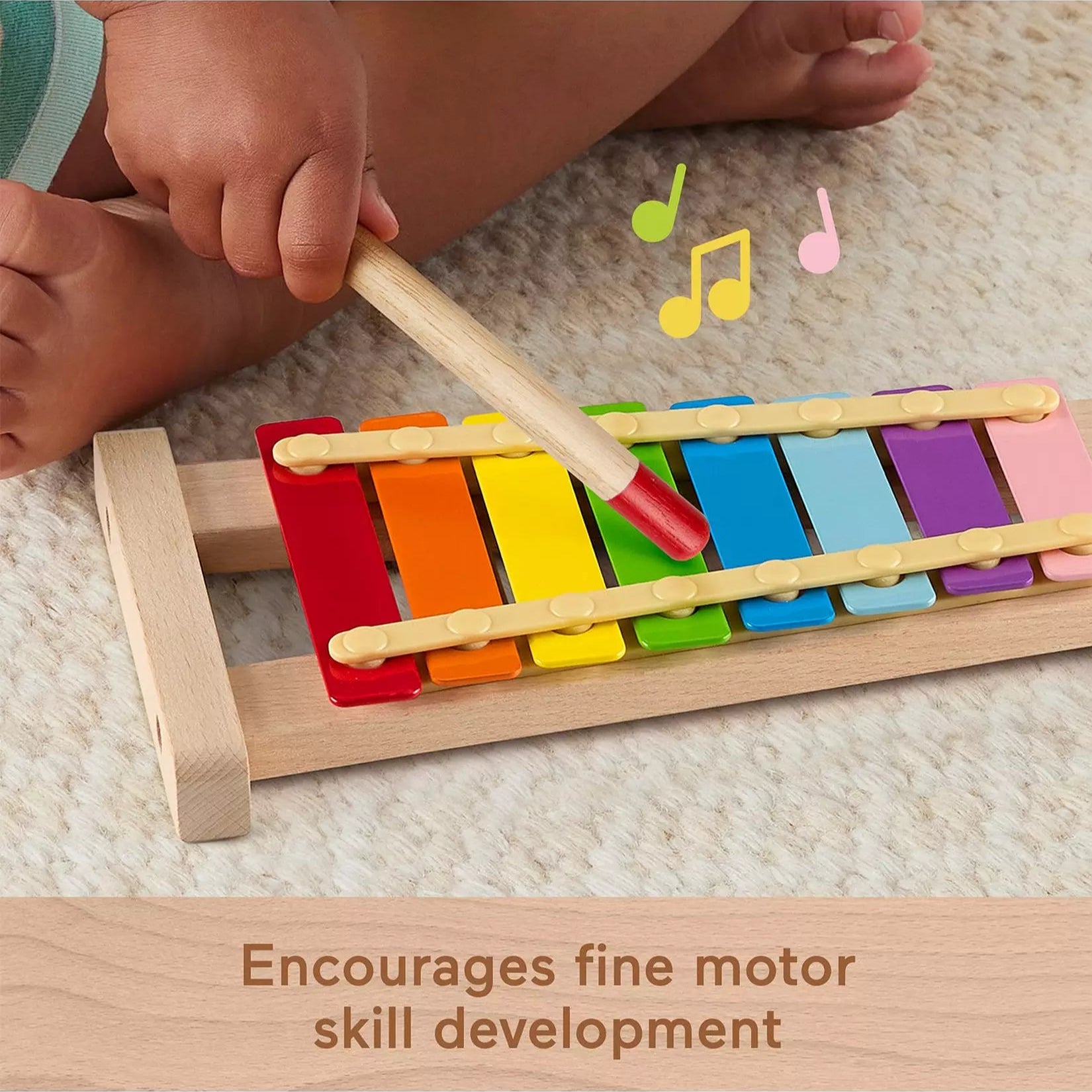 فيشر برايس لعبة اكسيليفون خشبية مواليد تفاعلي Fisher-Price