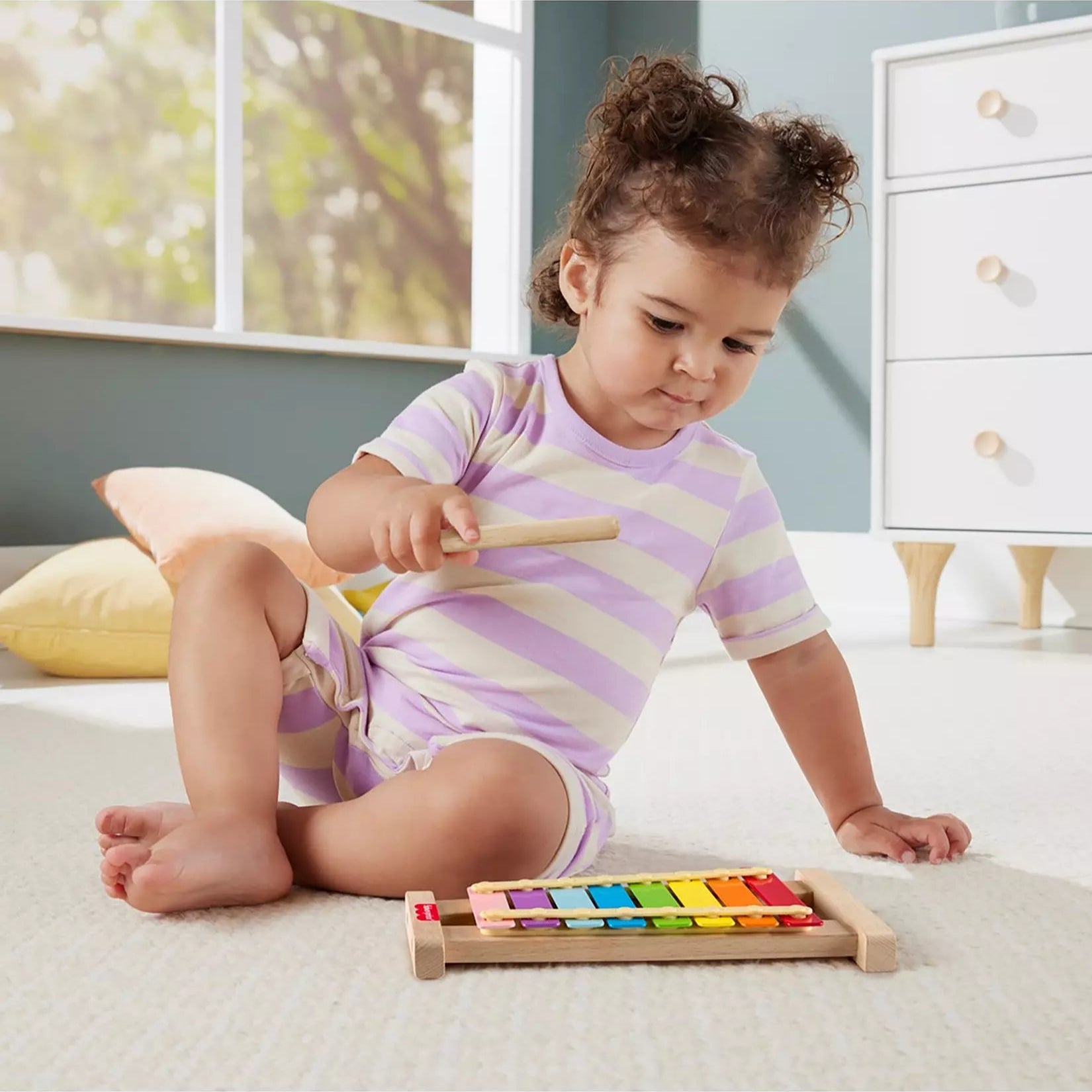 فيشر برايس لعبة اكسيليفون خشبية مواليد تفاعلي Fisher-Price