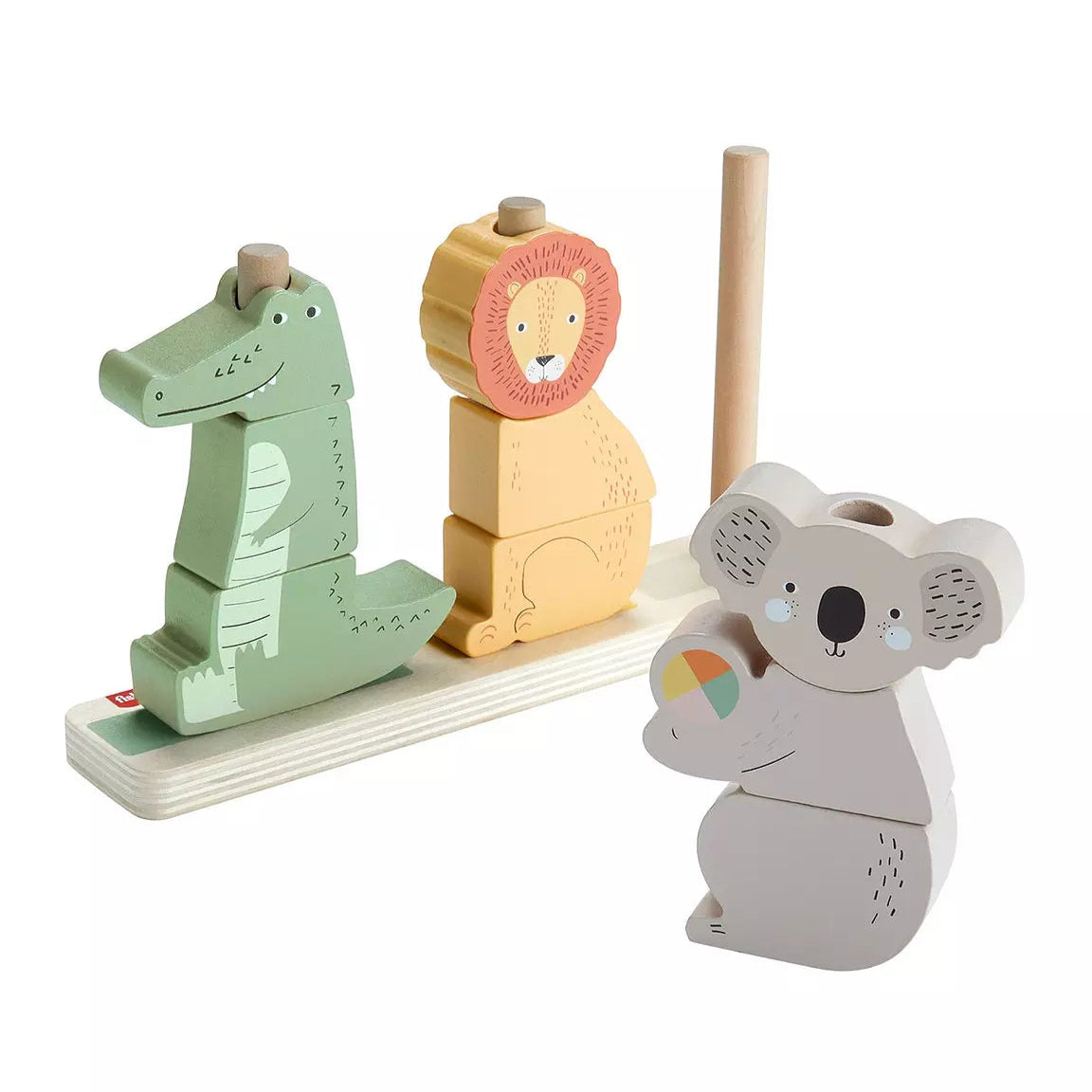 فيشر برايس لعبة تكديس الحيوانات مواليد تفاعلي Fisher-Price