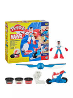 بلاي دوه قطاعة موتو كابتن امريكا الصلصال والمعجون Play-Doh