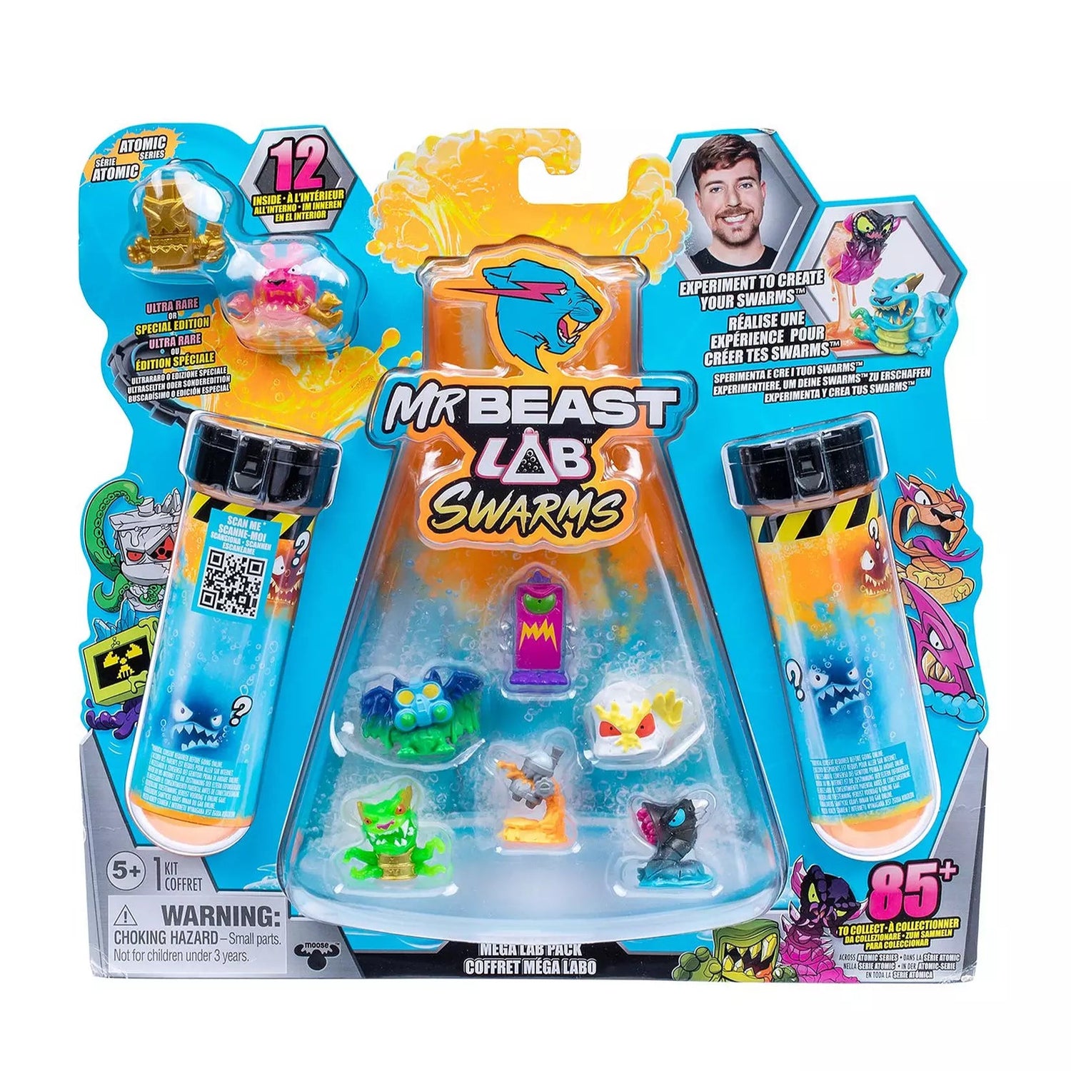 مستر بيست لاب مختبر الأسراب قطة السلطعون مجسمات الحيوانات MrBeast Lab