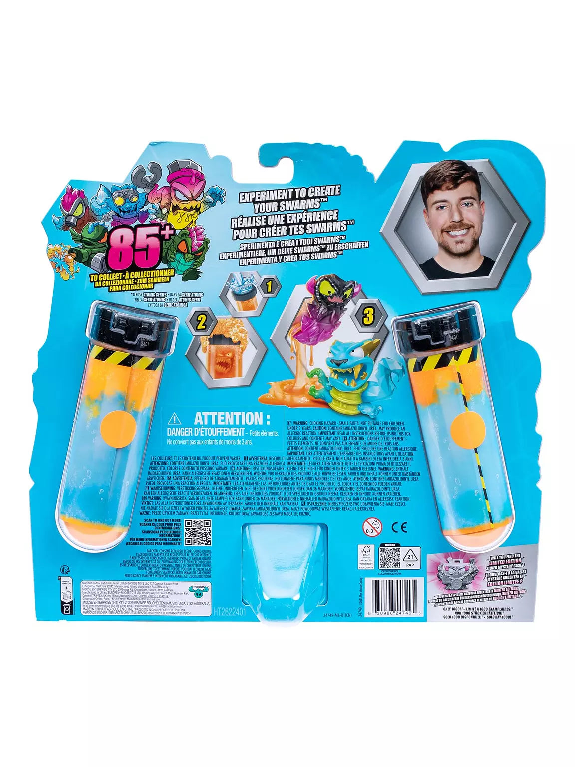مستر بيست لاب مختبر ميغا اس 2 متنوع مجسمات الحيوانات MrBeast Lab