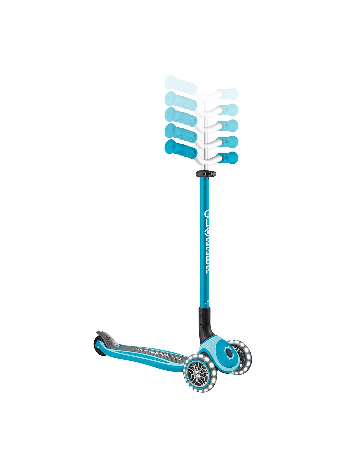 غلوبر سكوتر ماستر لايتس أزرق 3 عجلات سكوتر 3 عجلات GLOBBER