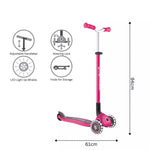 غلوبر سكوتر ماستر لايتس وردي 3 عجلات سكوتر 3 عجلات GLOBBER