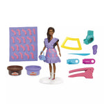 بلاي دو باربي فاشونيستا ذات الكشكشة الصلصال والمعجون Play-Doh