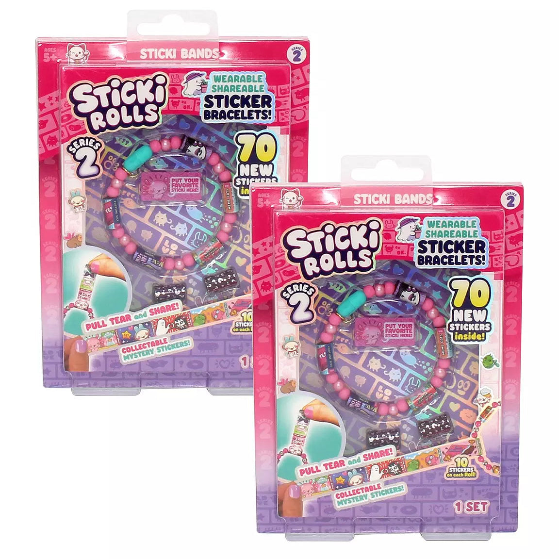 ستيكي رولز لعبة أساور ستيكي الخرز والاكسسوارات Sticki Rolls