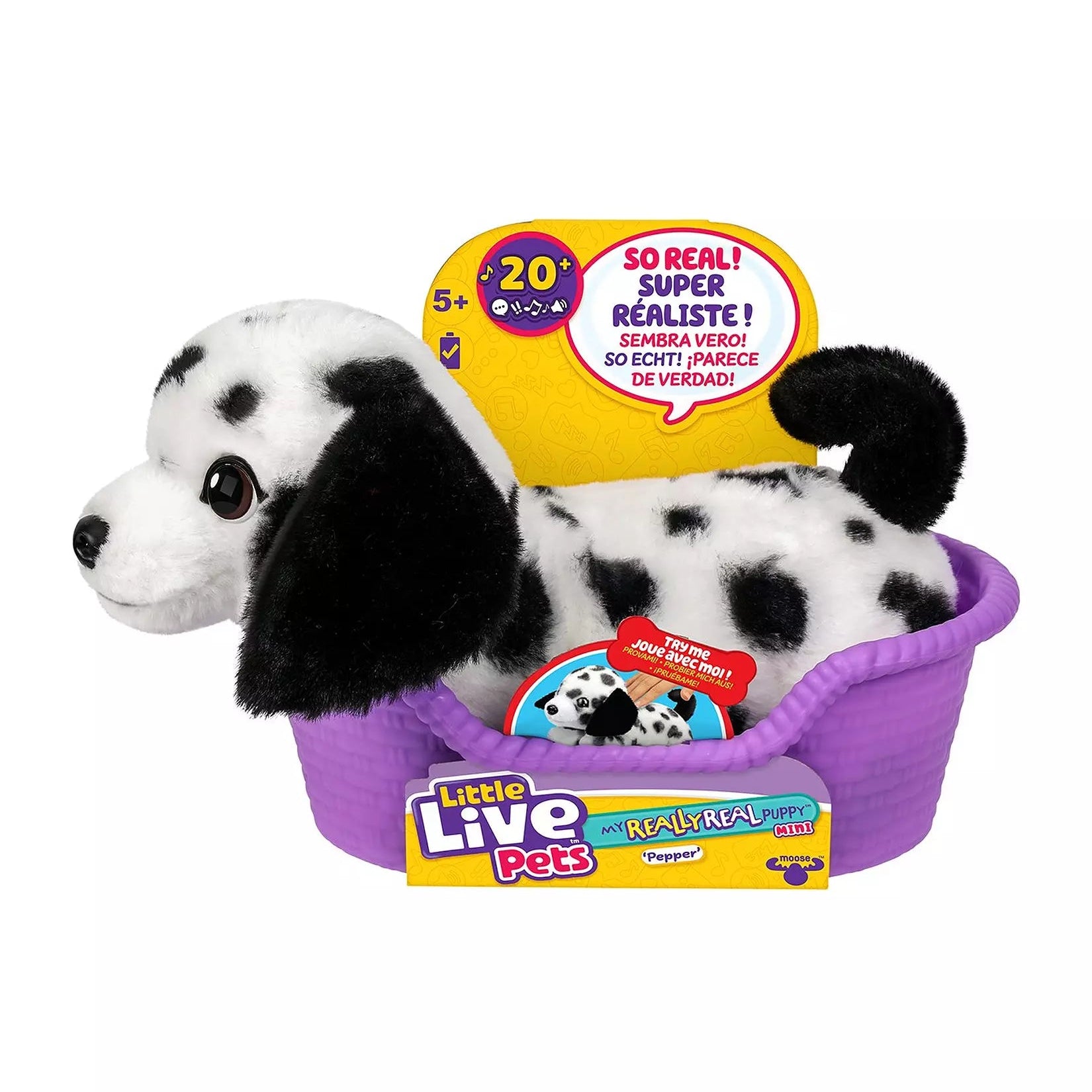 ليتل لايف بيتس بيبر الجرو التفاعلي الالعاب القطنية Little Live Pets