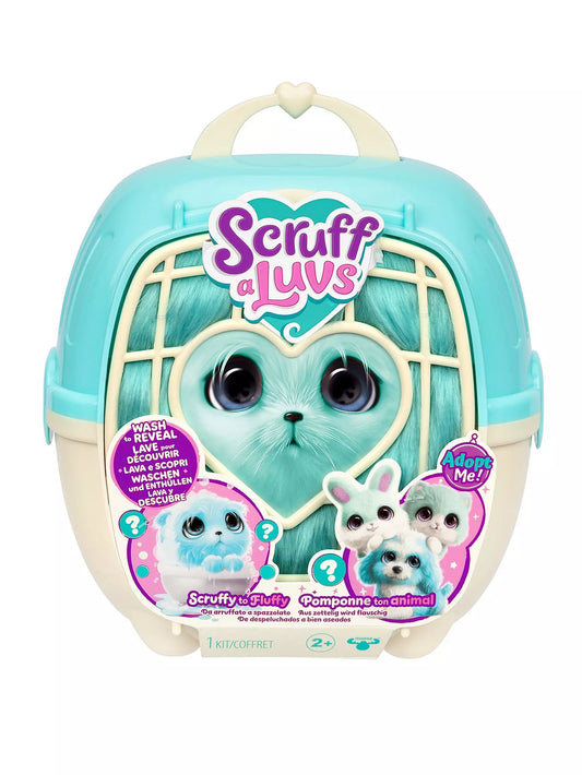 سكراف اي لوفز حيوان أليف فردي أزرق الالعاب القطنية Scruff-A-Luvs
