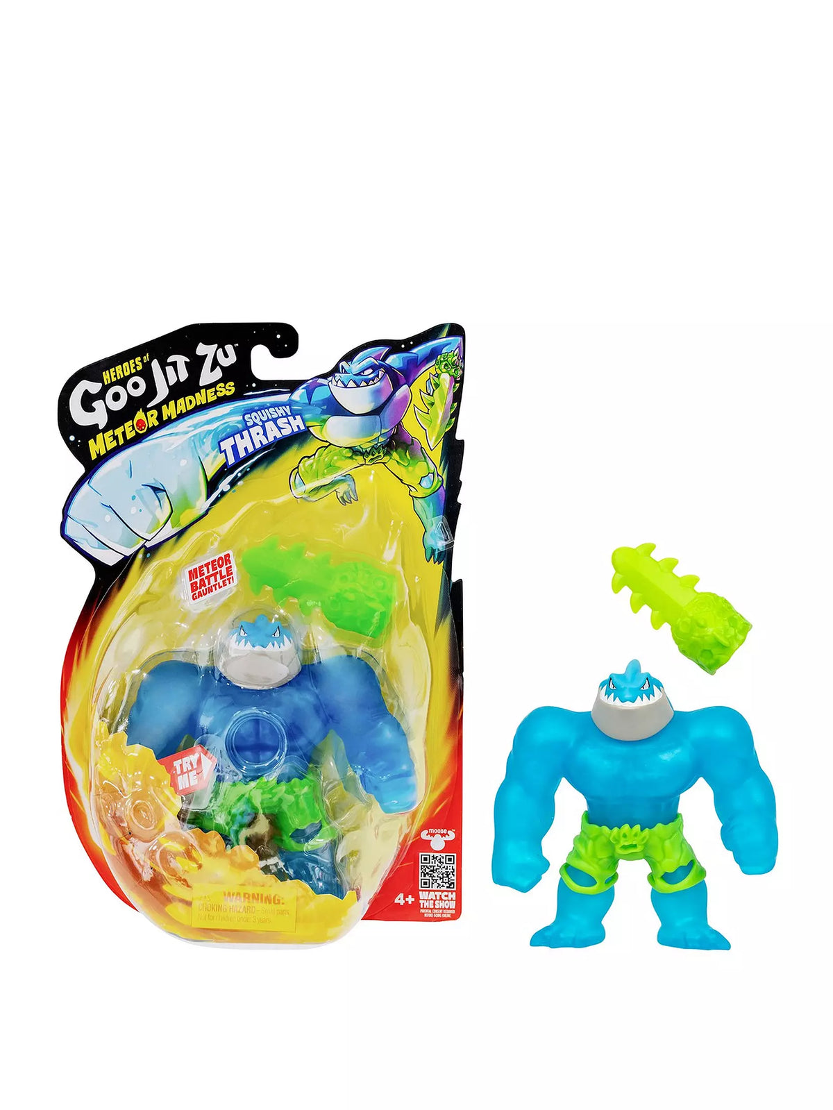 هيروز اوف جو جيت زو جنون النيزك ثراش التمدد والضغط Heroes of Goo Jit Zu