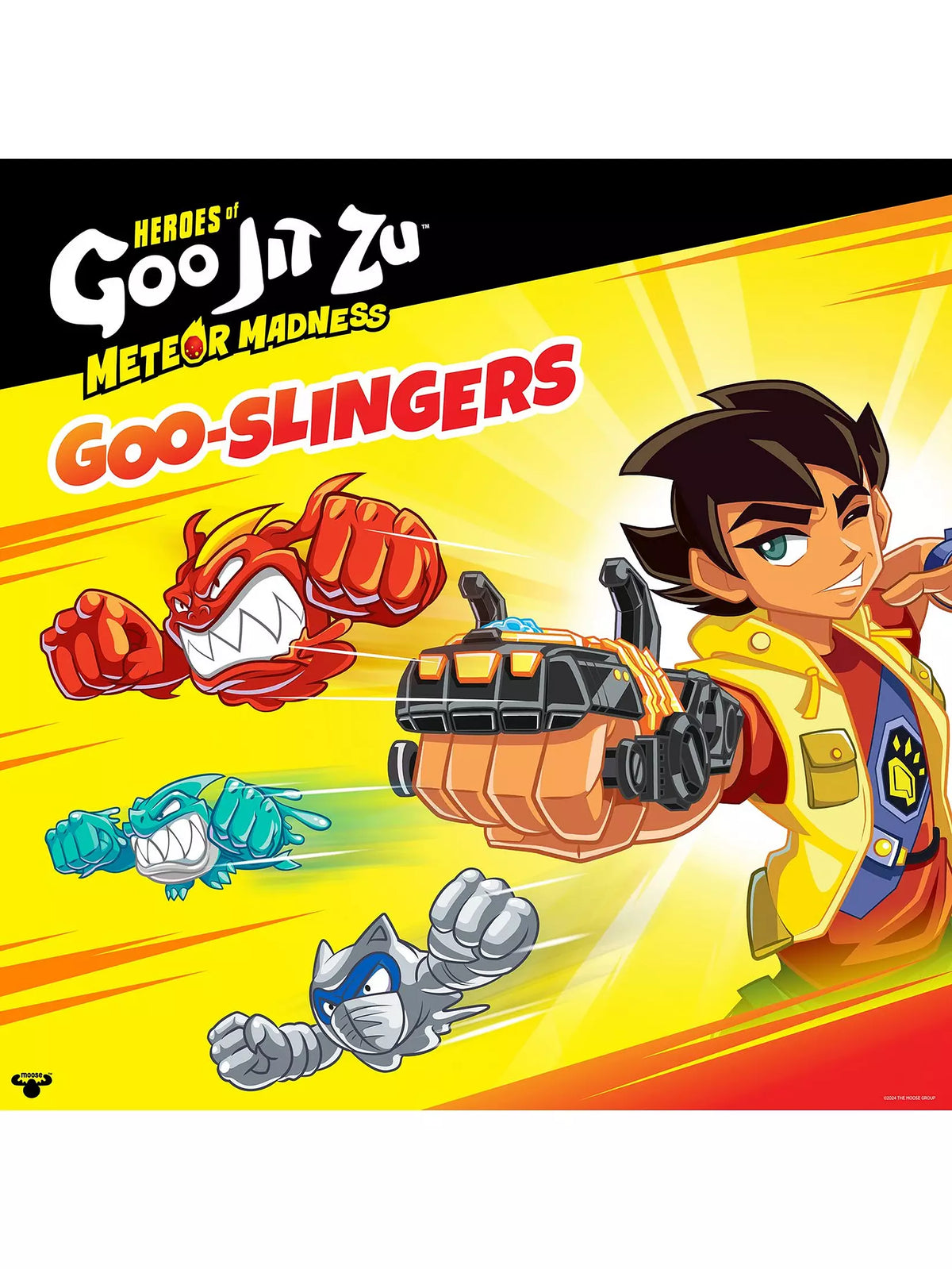 هيروز اوف جو جيت زو جنون النيزك قاذفة جو التمدد والضغط Heroes of Goo Jit Zu