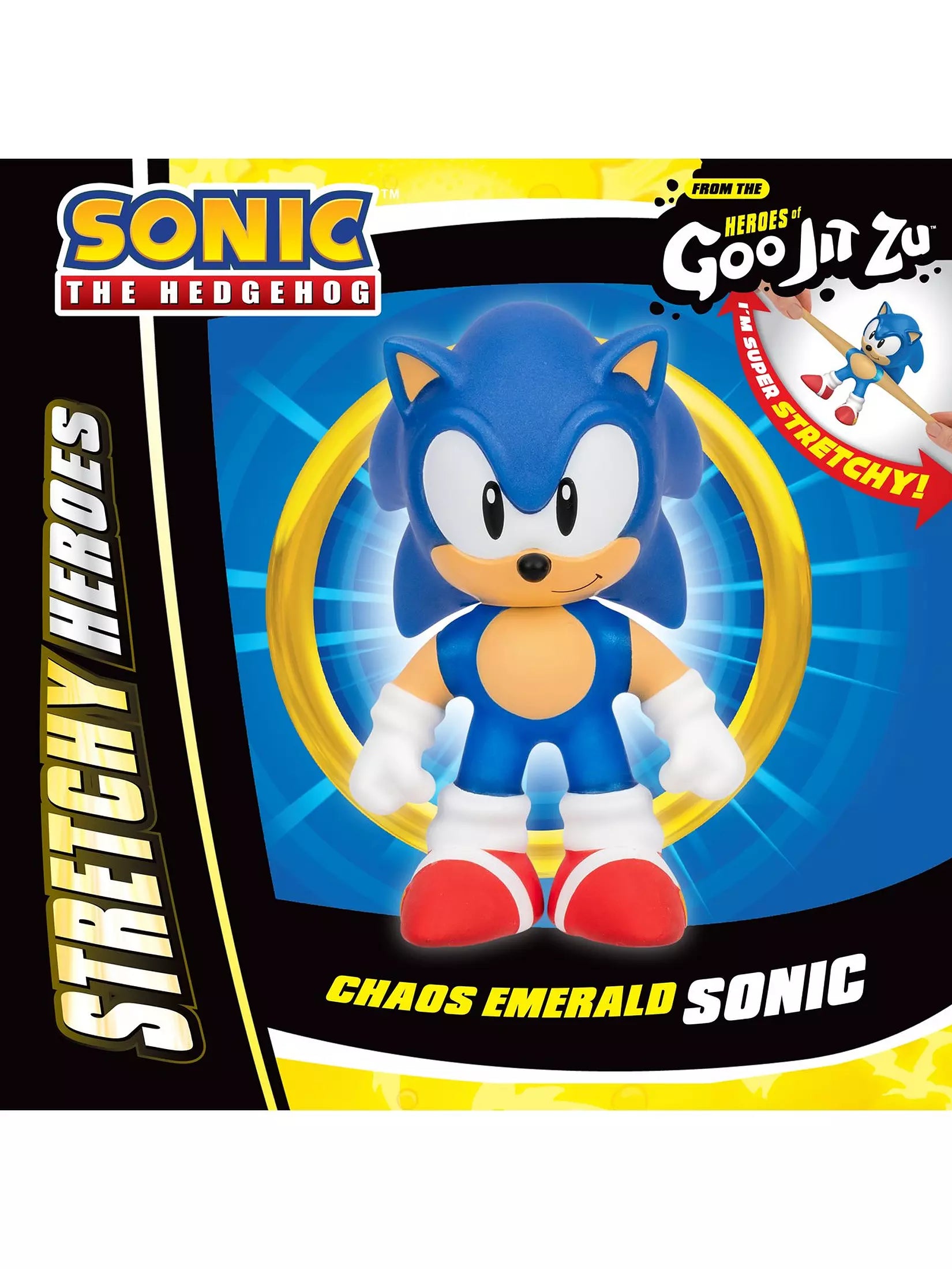 هيروز اوف جو جيت زو شخصية القنفذ سونيك التمدد والضغط Heroes of Goo Jit Zu