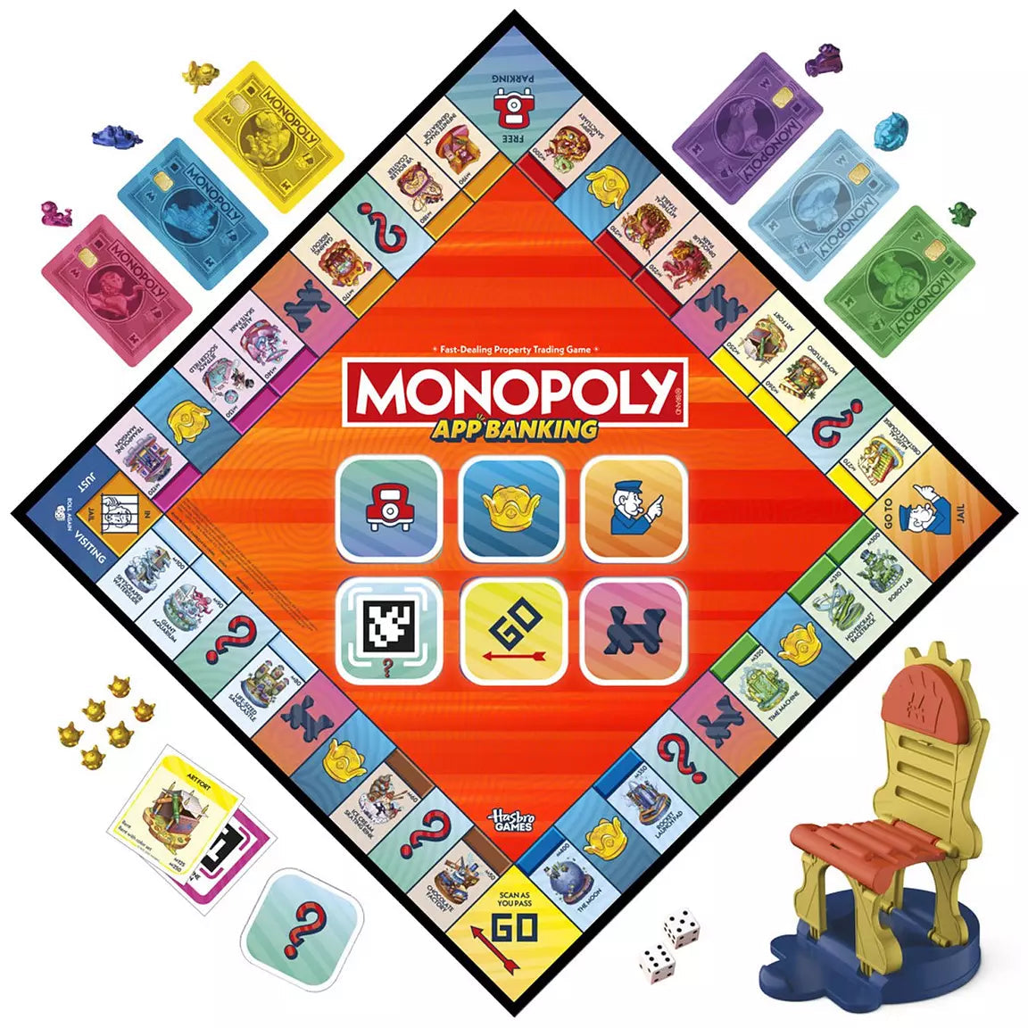 مونوبولي لعبة البنك عبر التطبيق العاب لوحية Monopoly
