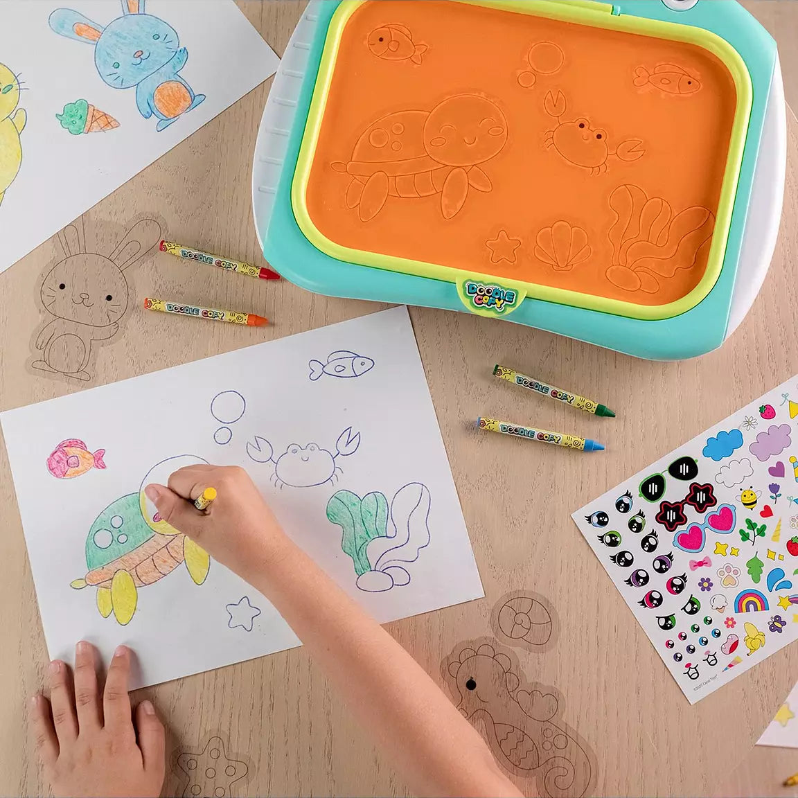 دودل كوبي سبورة وجهاز لوحي للرسم والطباعة رسم و تلوين canal toys