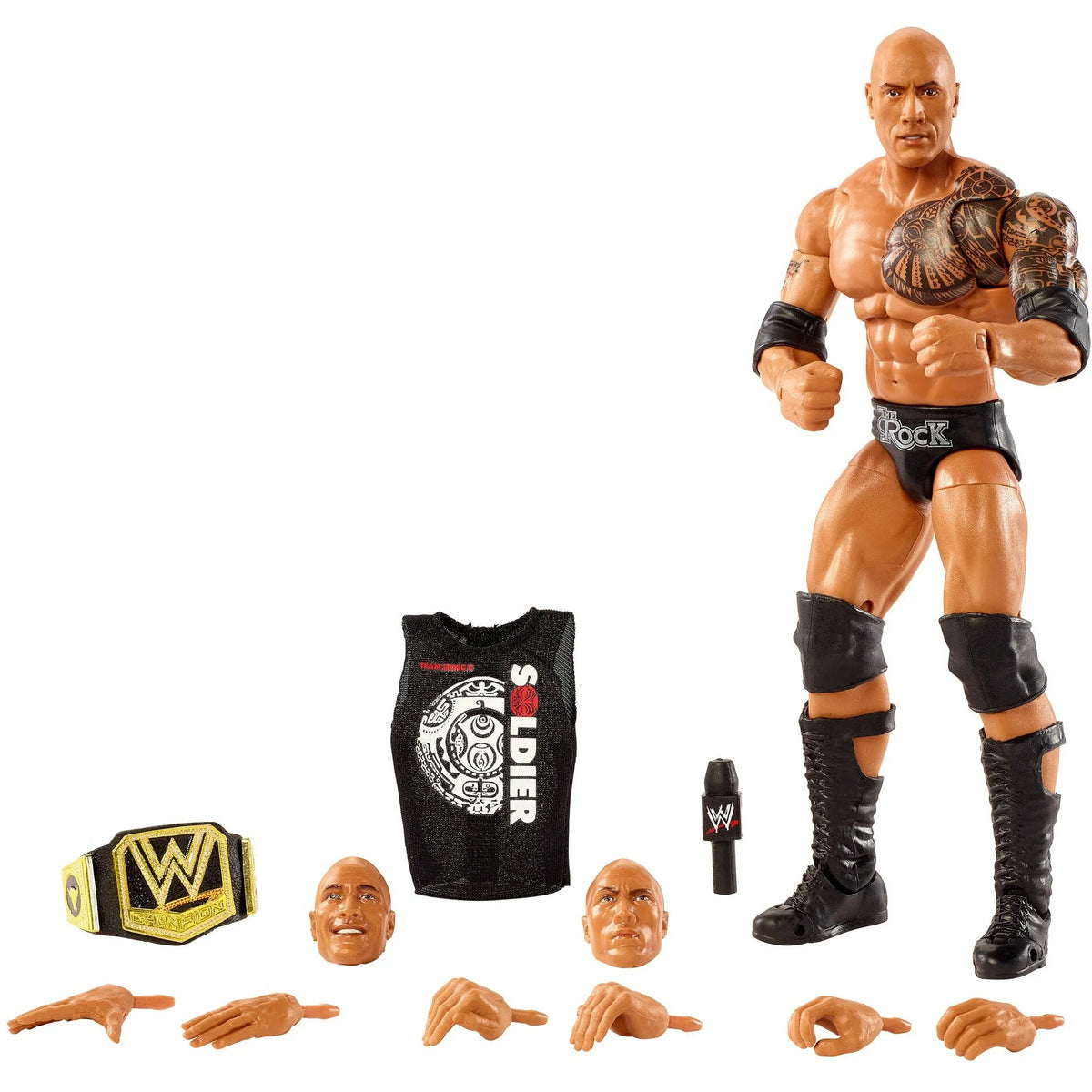 دبليو دبليو اي مجسم ذا روك الإصدار النهائي مجسمات الشخصيات WWE