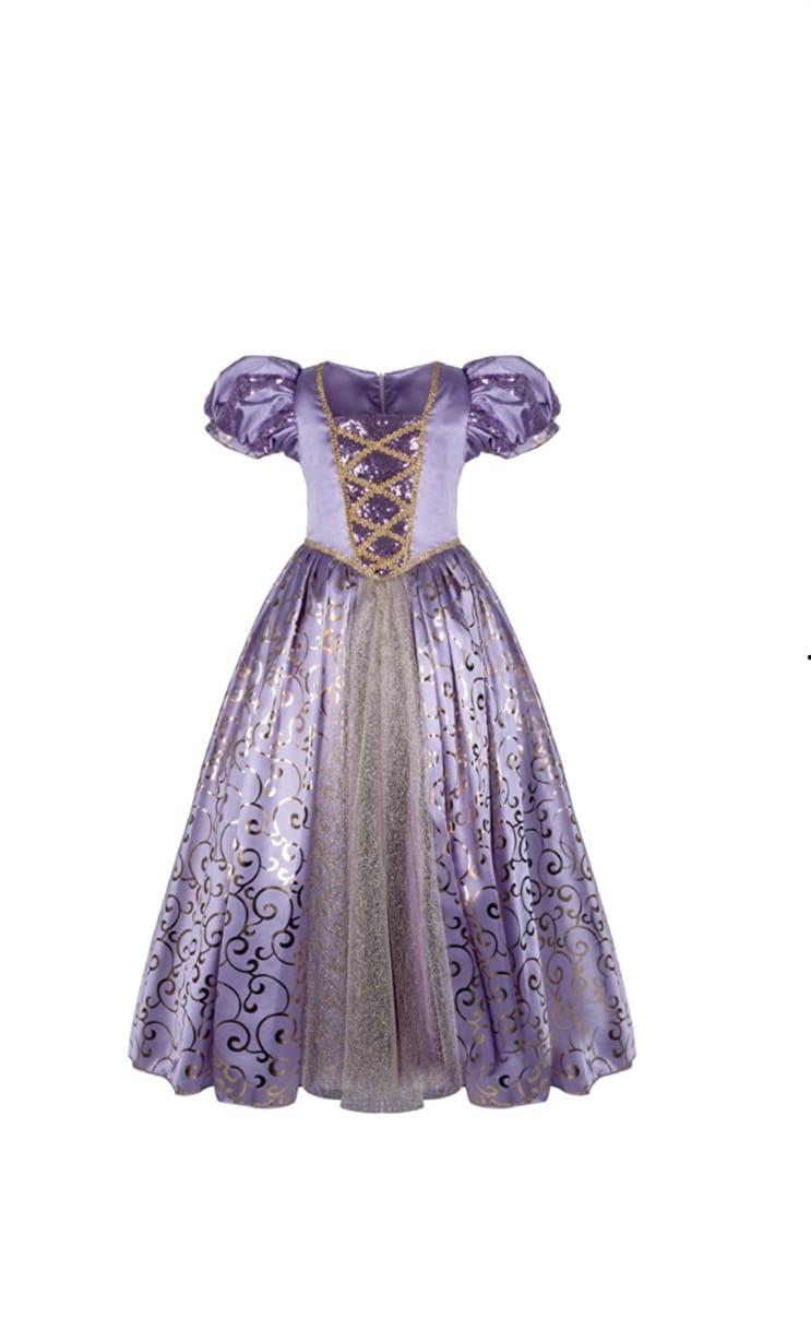 فيري لاند فستان الاميرة رابونزيل 7-8 ملابس الأميرات Fairy Land