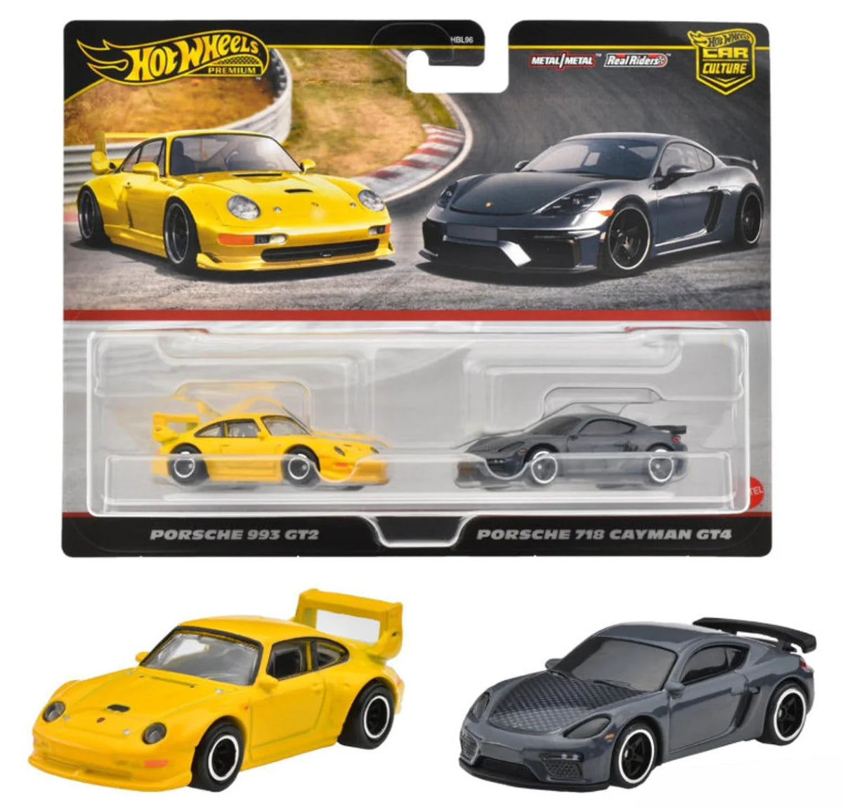 هوت ويلز سيارة بورش جي تي و كايمان جي تي سيارات داي كاست HotWheels