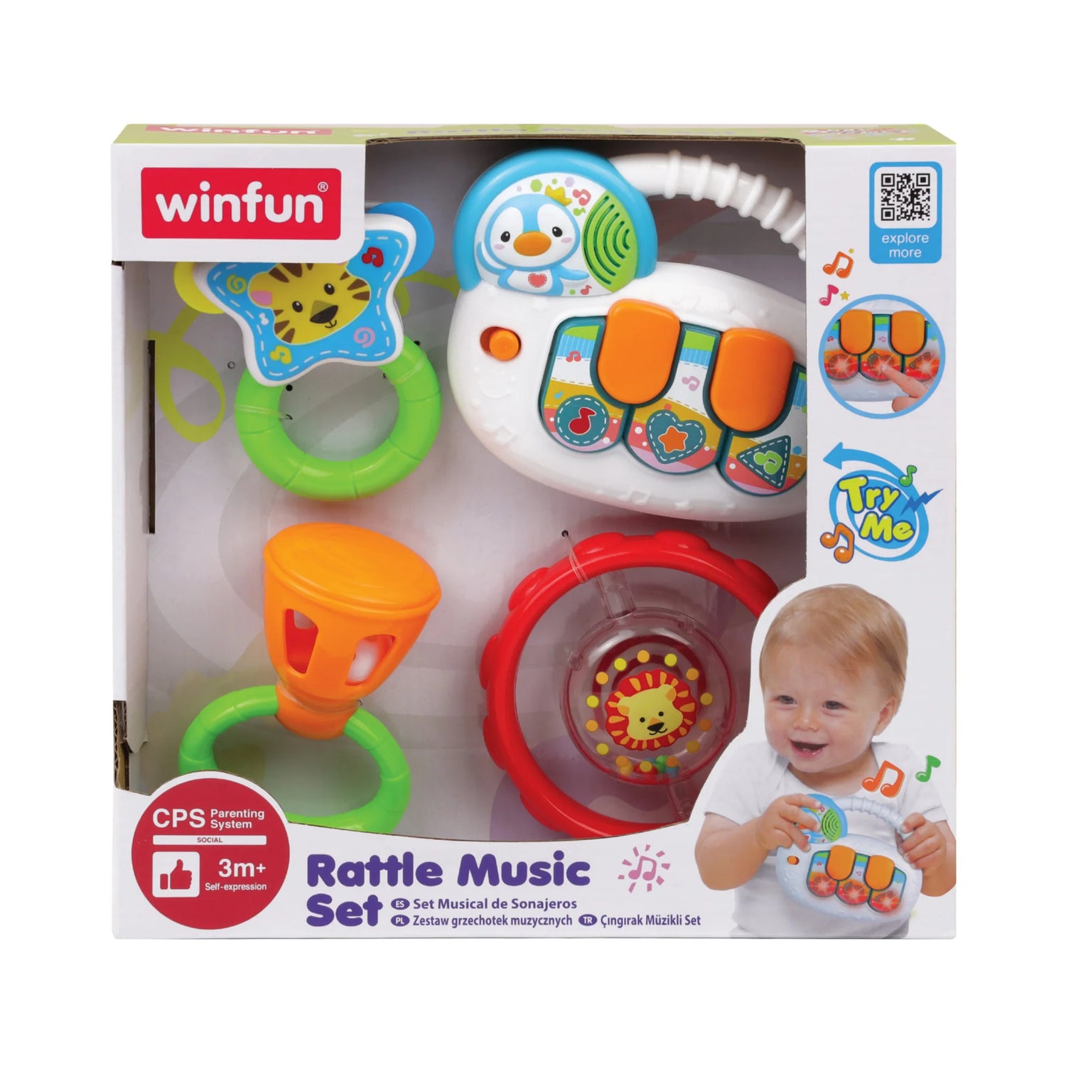 وين فن راتل ميوزيك سيت مواليد تفاعلي WinFun
