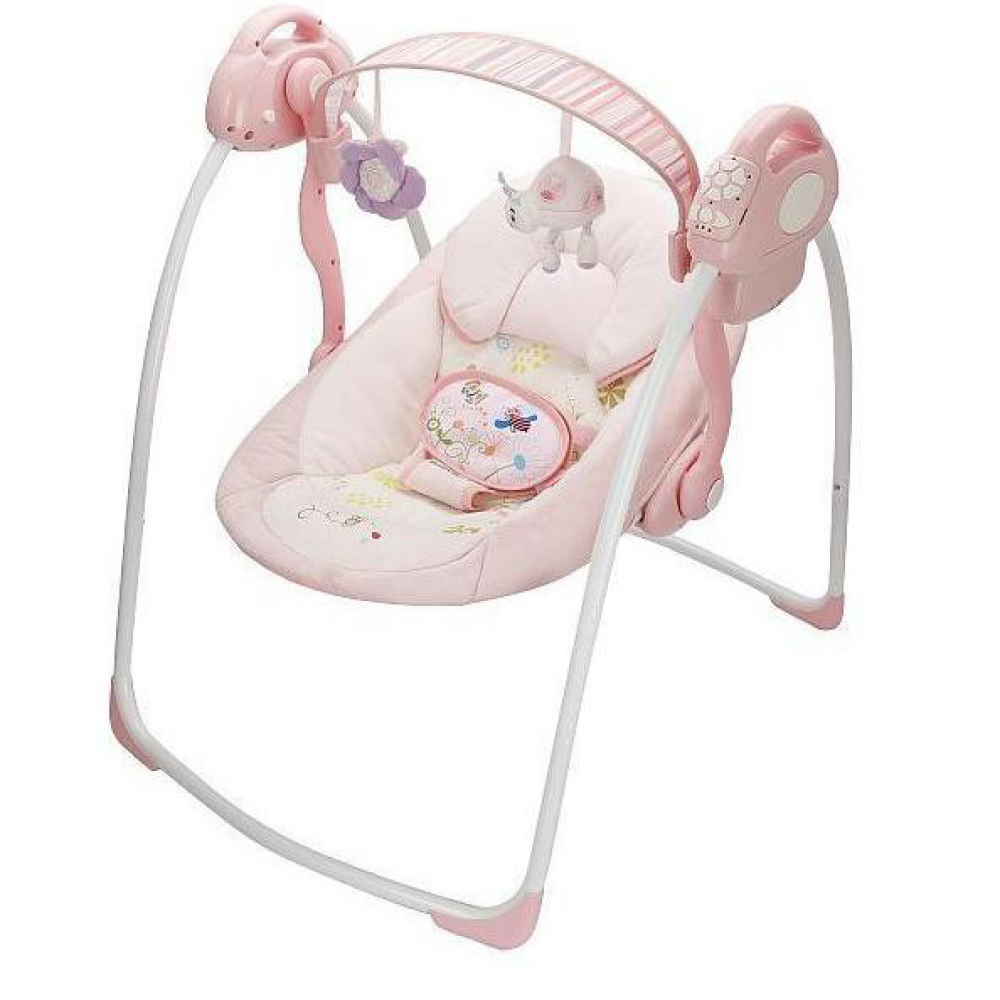 ارجوحة كهربائية للأطفال مع موسيقى الوان منتوعة كرسي مواليد LOCAL