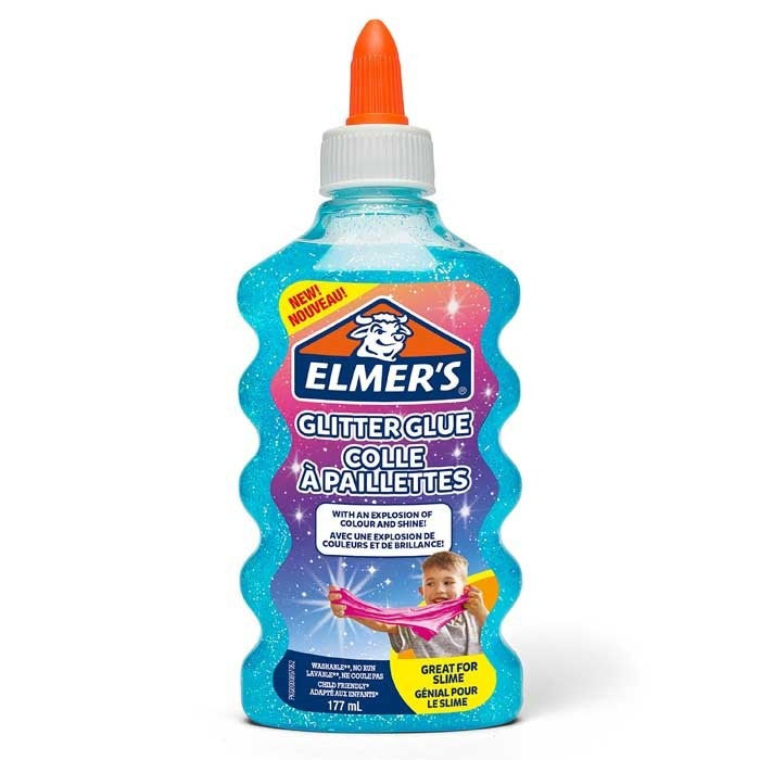 ايلميرز سلايم غراء ازرق لامع 177 مل سلايم Elmer's