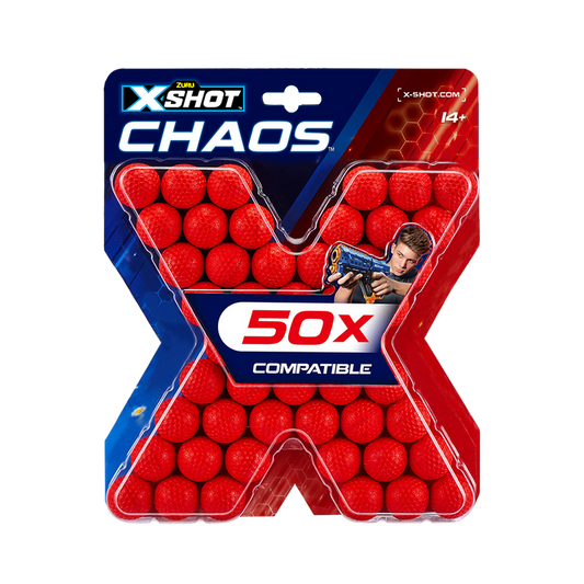 اكس شوت كيوس 50 كرة لإعادة التحميل مسدسات مطاطية Zuru