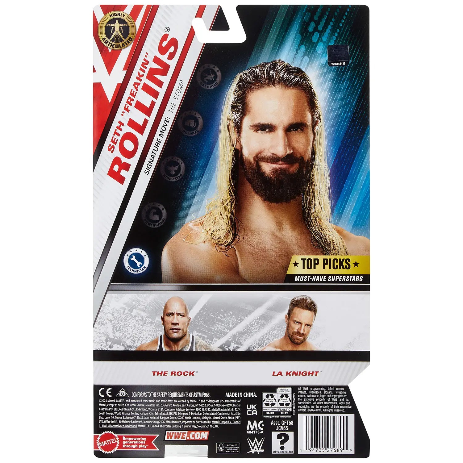 دبليو دبليو اي مجسم شخصية سيث رولينز مجسمات الشخصيات WWE