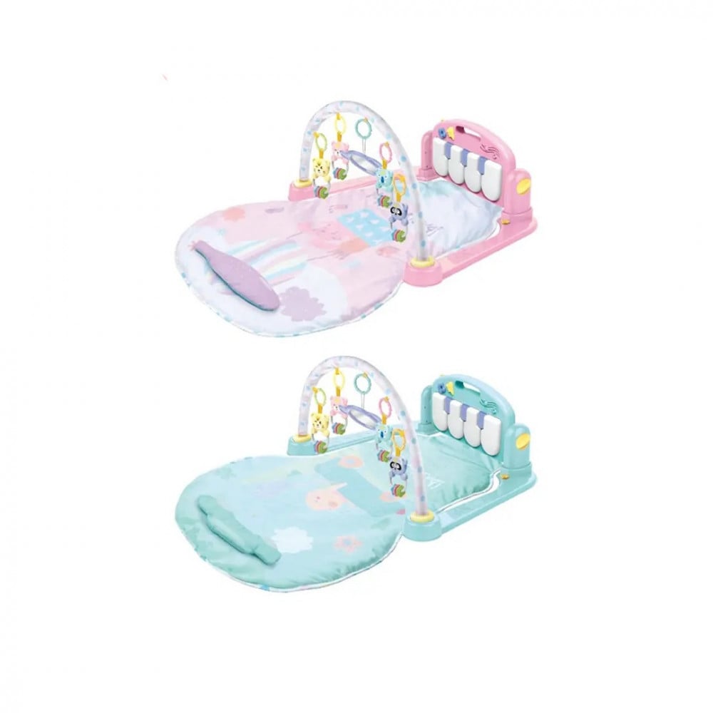 هوانجر مفرش مواليد مع العاب بيانو 2 في 1 الوان متنوعة بساط للمواليد HUANGER