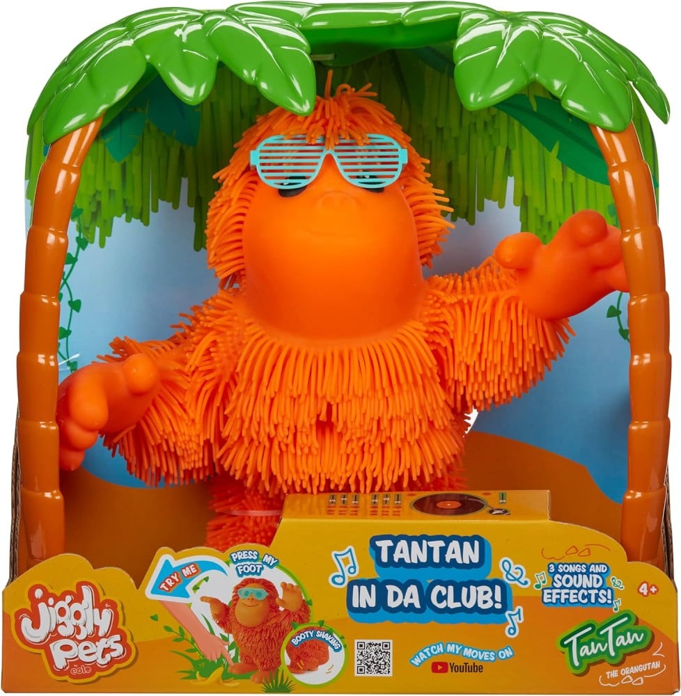 لعبة تانتان ان دا كلوب مع أصوات وحركة ألعاب الكترونية Jiggly Pets