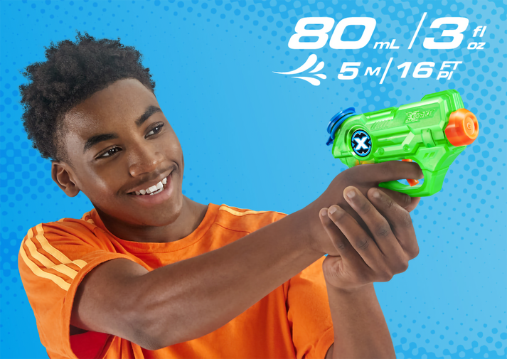 اكس شوت بلاستر نانو درينشر للماء 4 قطع مسدسات الماء Zuru