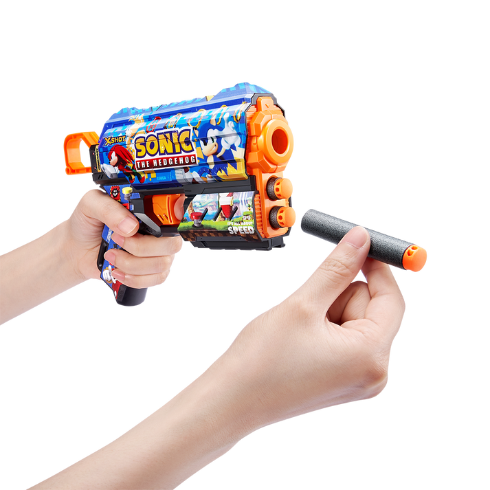 اكس شوت مسدس سكينز فلاكس سونيك 8 سهام مسدسات مطاطية Zuru