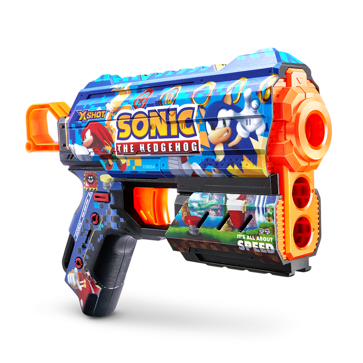 اكس شوت مسدس سكينز فلاكس سونيك 8 سهام مسدسات مطاطية Zuru