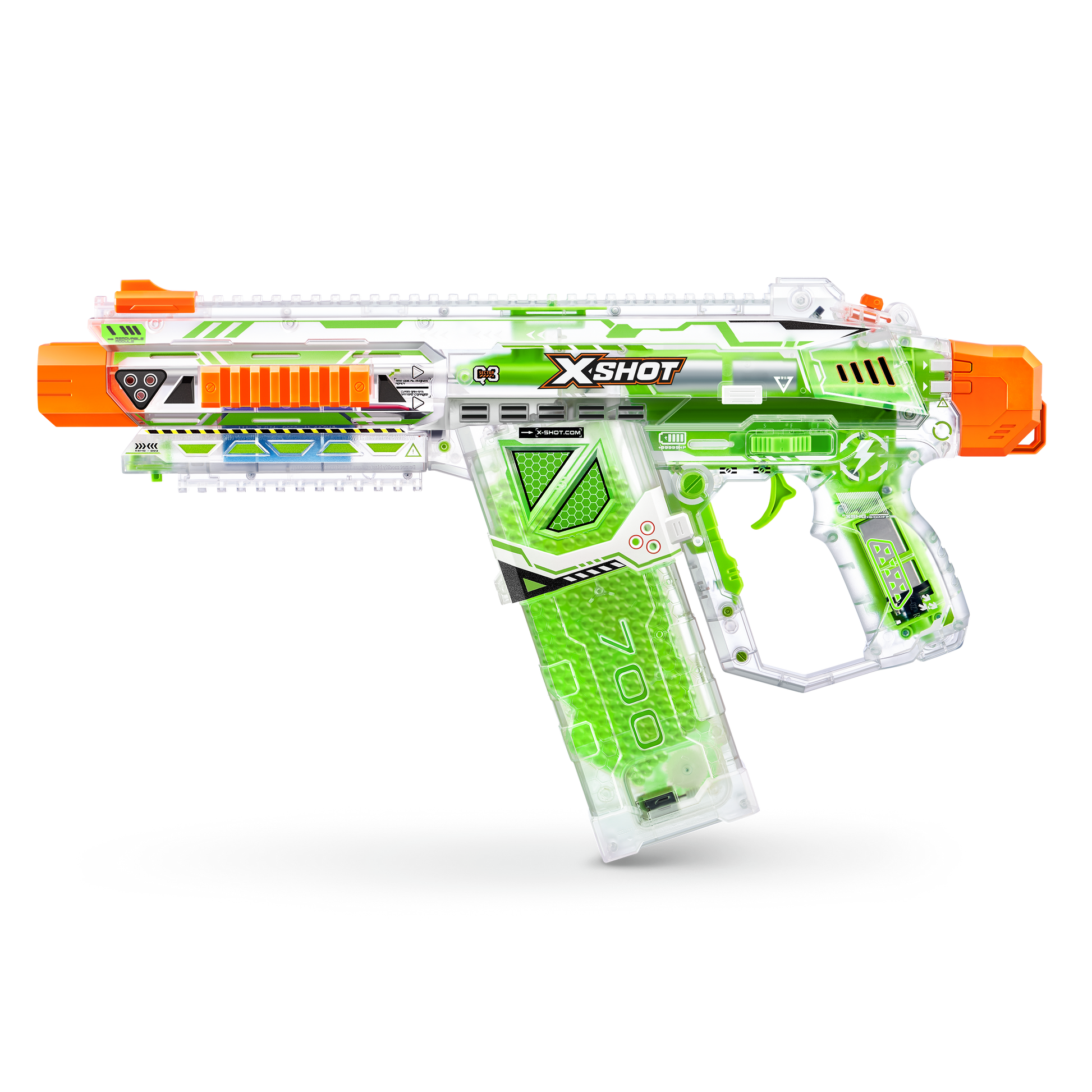 اكس شوت هايبر جل المتوهج 10000 طلقة الضربة الليلية مسدسات مطاطية Zuru