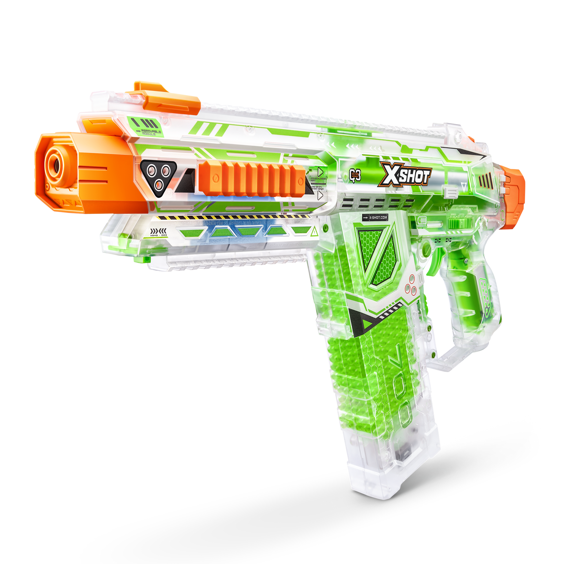 اكس شوت هايبر جل المتوهج 10000 طلقة الضربة الليلية مسدسات مطاطية Zuru