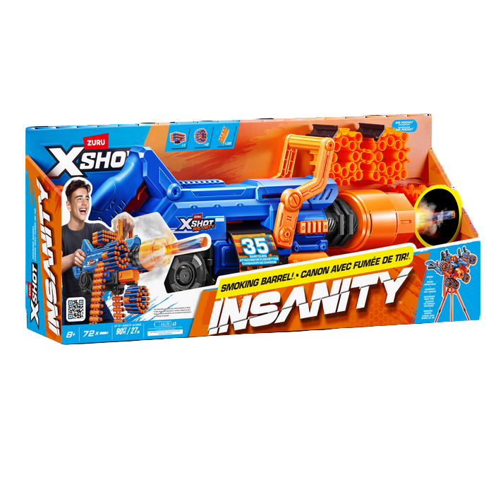 اكس شوت بندقية سموكينغ بايريل مسدسات مطاطية Zuru