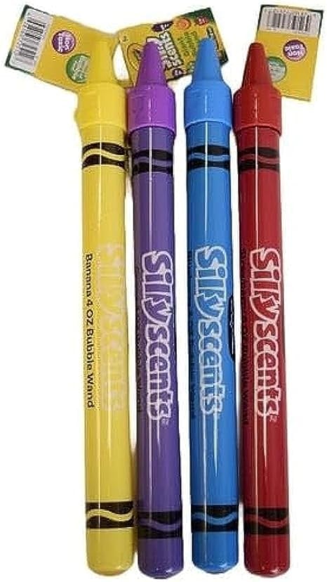 كرايولا أنابيب فقاعات سيلي سينت 4 قطع فقاعات الماء والصابون Crayola