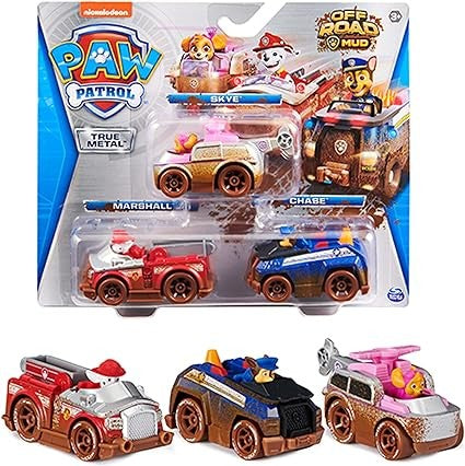 مجموعة سيارات لعبةمن سكاي تشيس مارشال من باو بترول Paw Patrol