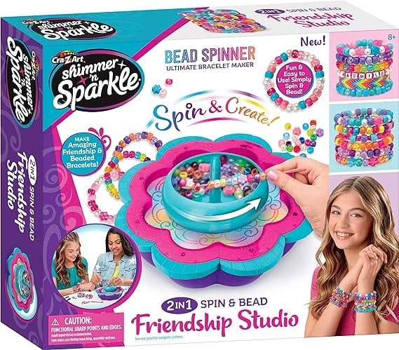 شيمر اند سباركل اساور خرز الصداقة 2 في 1 الخرز والاكسسوارات Shimmer N Sparkle