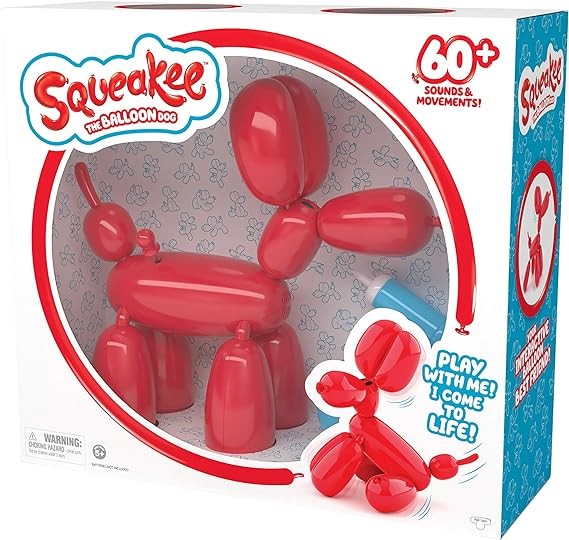 سكويكي مجسم على شكل كلب ألعاب الروبوت Squeakee