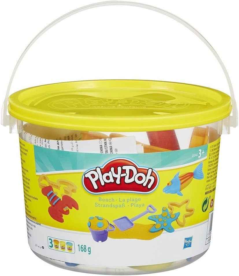 سطل الصلصال مع الادوات الوان متنوعه من بلي دو Play-Doh