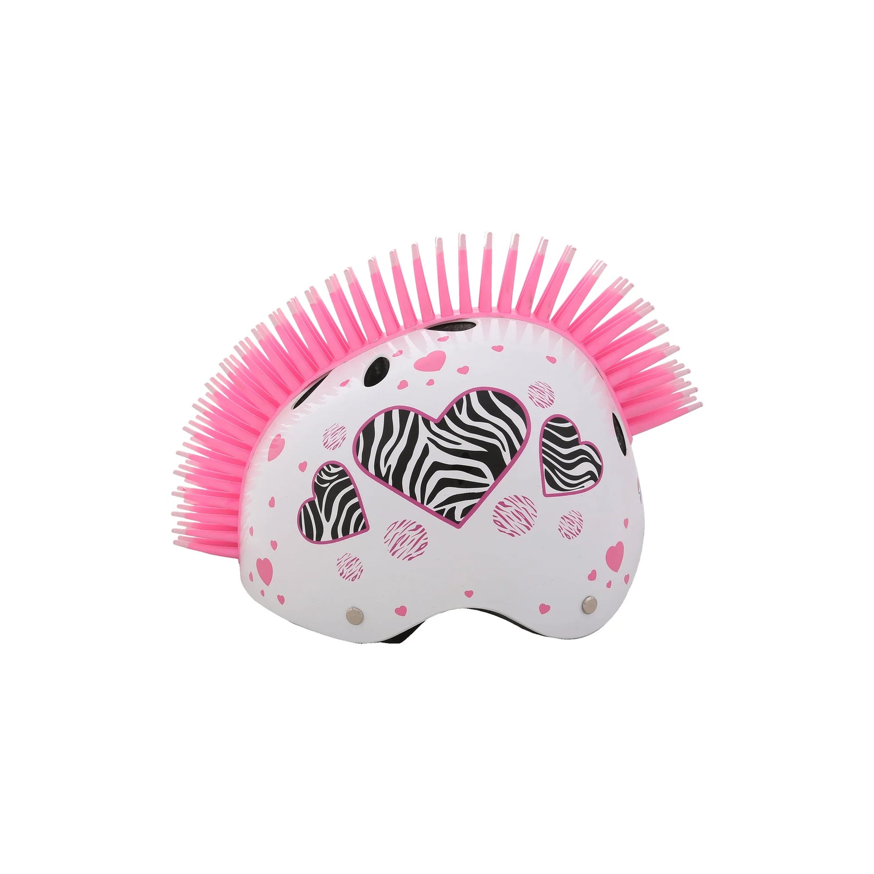 ستريت جام خوذه حماية زيبرا هارت أبيض اكسسوارات الدراجة Street Jam