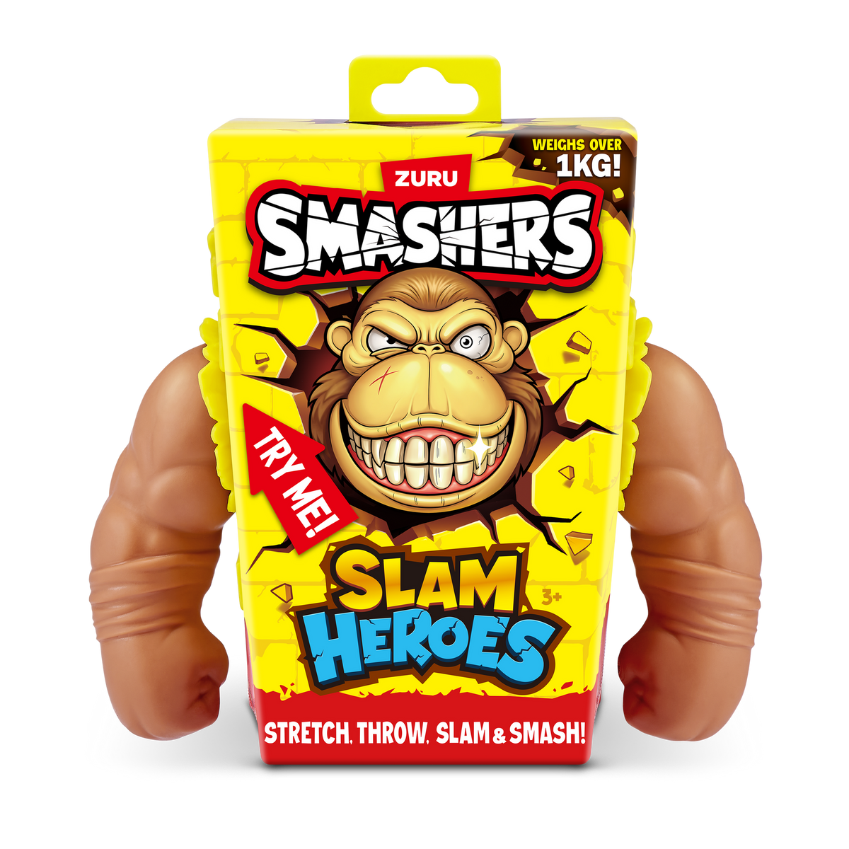 زورو سماشرز سلام غوريلا المطاطي متنوع التمدد والضغط Zuru