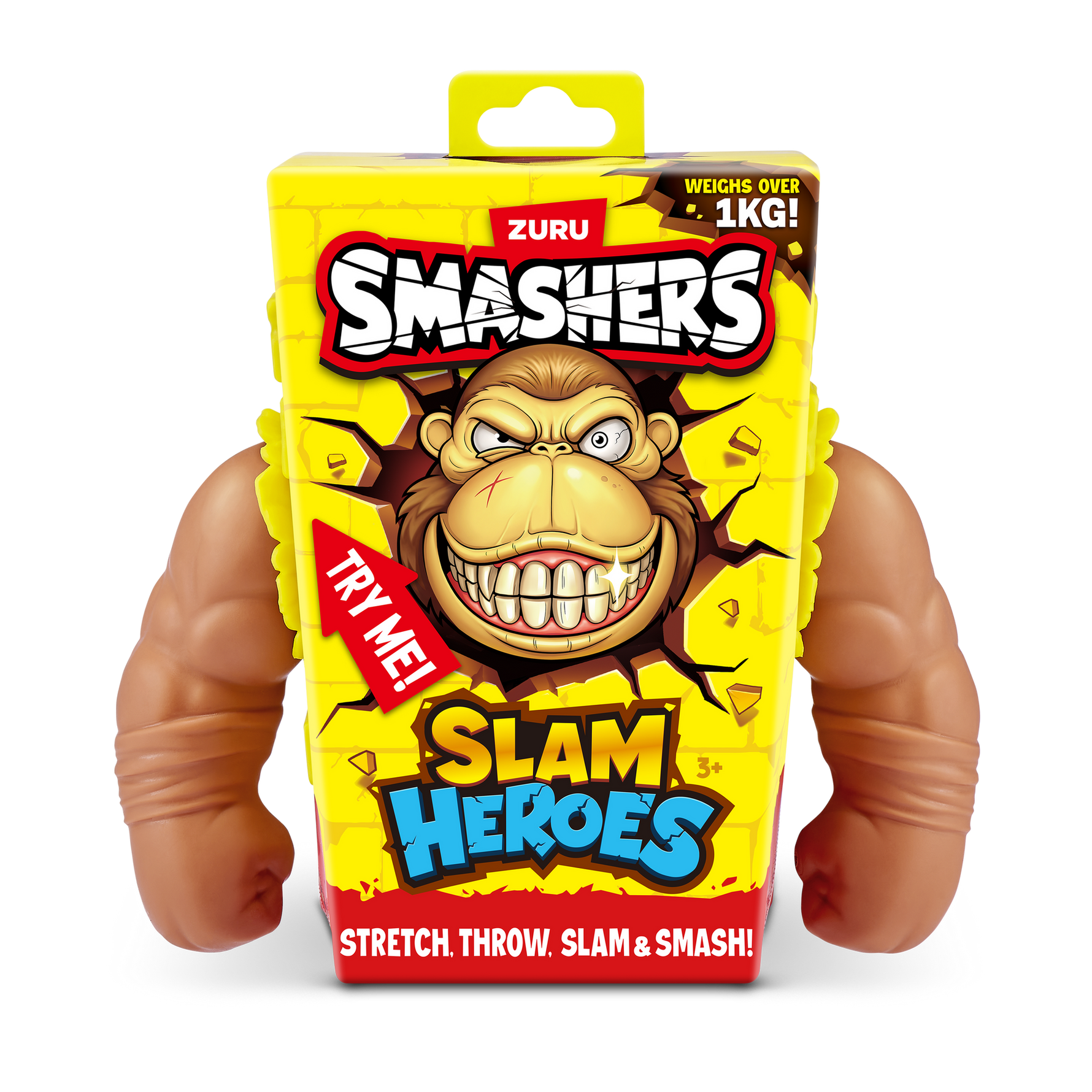 زورو سماشرز سلام غوريلا المطاطي متنوع التمدد والضغط Zuru