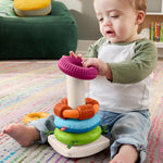 فيشر برايس لعبة تكديس الحلقات مواليد تفاعلي Fisher-Price