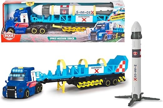 ديكي تويز شاحنة ماك مع مقطورة وصاروخ Dickie Toys
