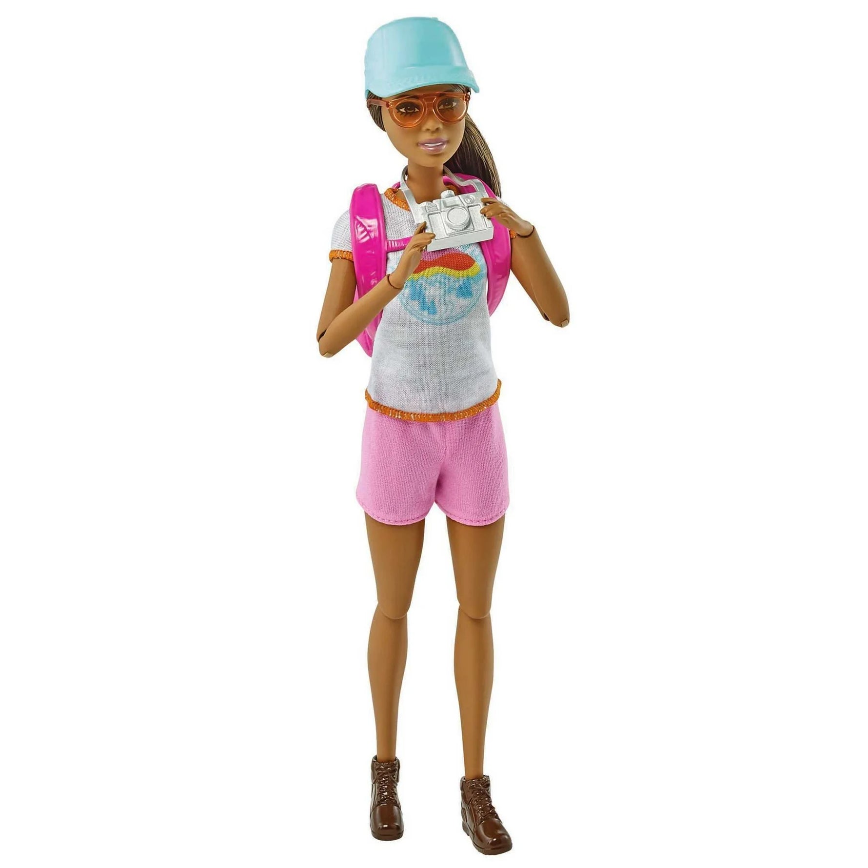 باربي دمية سمراء مع جرو دمية مع اكسسوارات Barbie