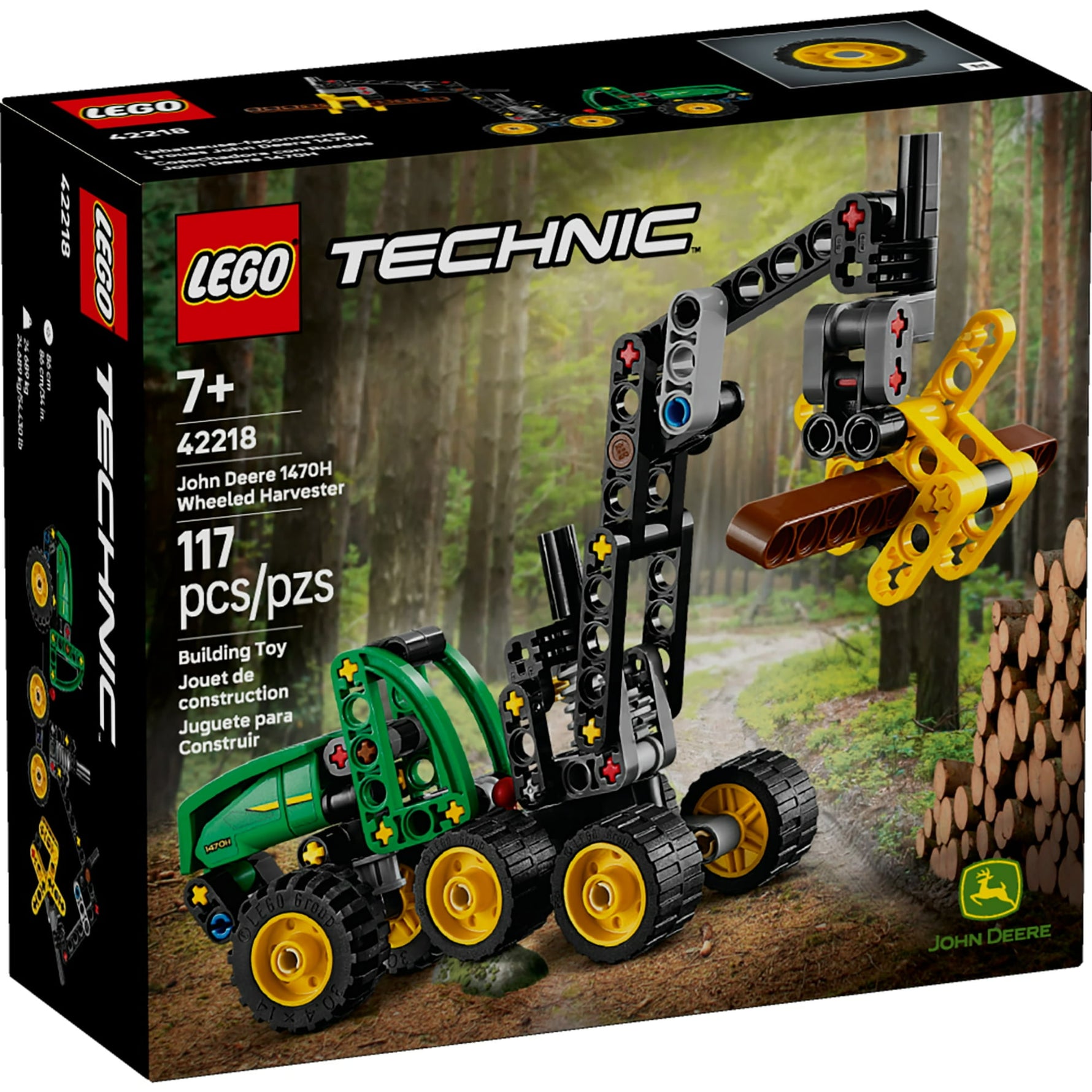 ليجو 42218 تكنيك حصادة جون دير مكعبات التركيب LEGO
