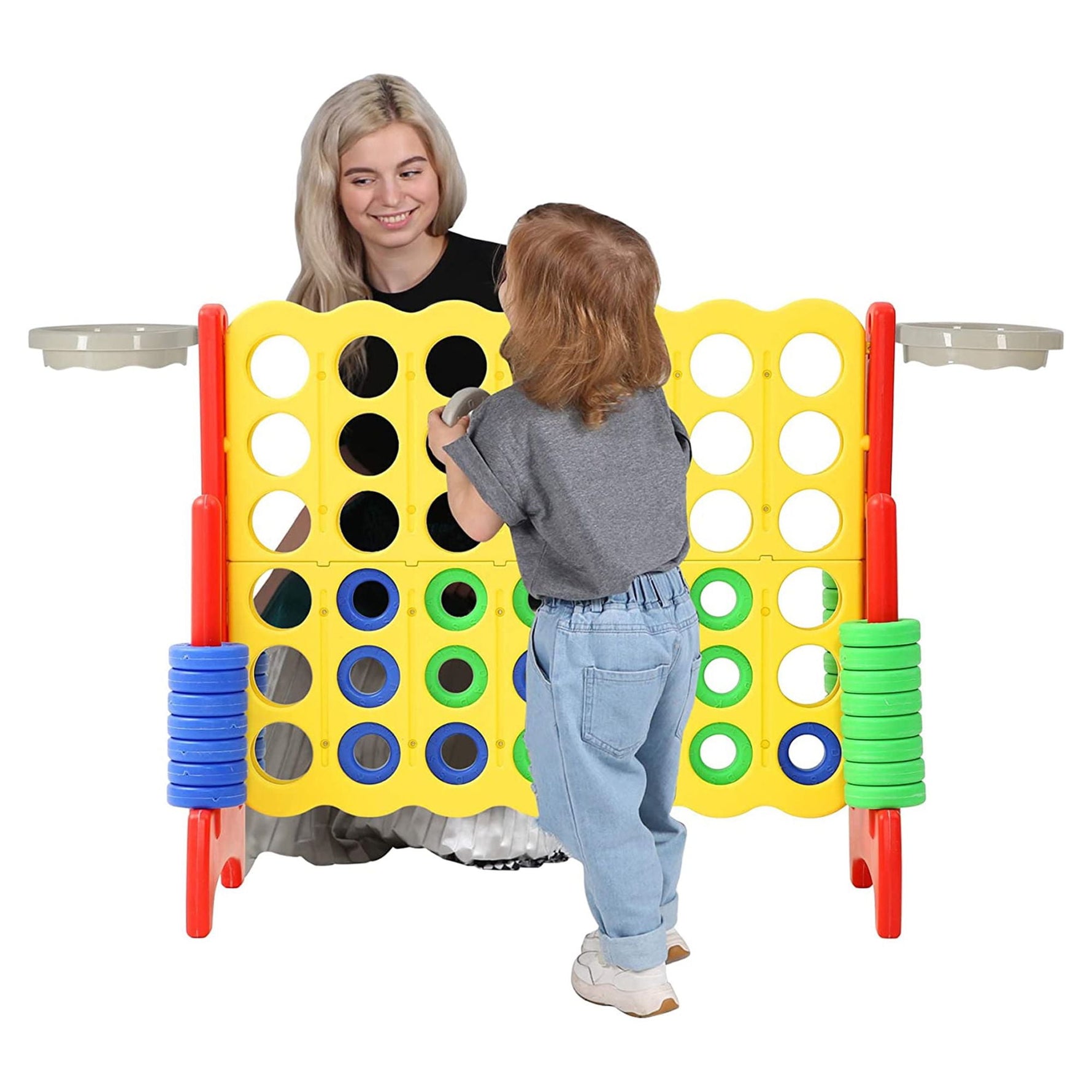 لعبة كونيكت 4 كبير مع سلة العاب الرياضه LOCAL