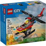 ليجو 60411 سيتي مروحية الإنقاذ مكعبات التركيب LEGO