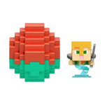 بيضة ماينكرافت صغيرة مع مجسم أليكس مجسمات الشخصيات Minecraft