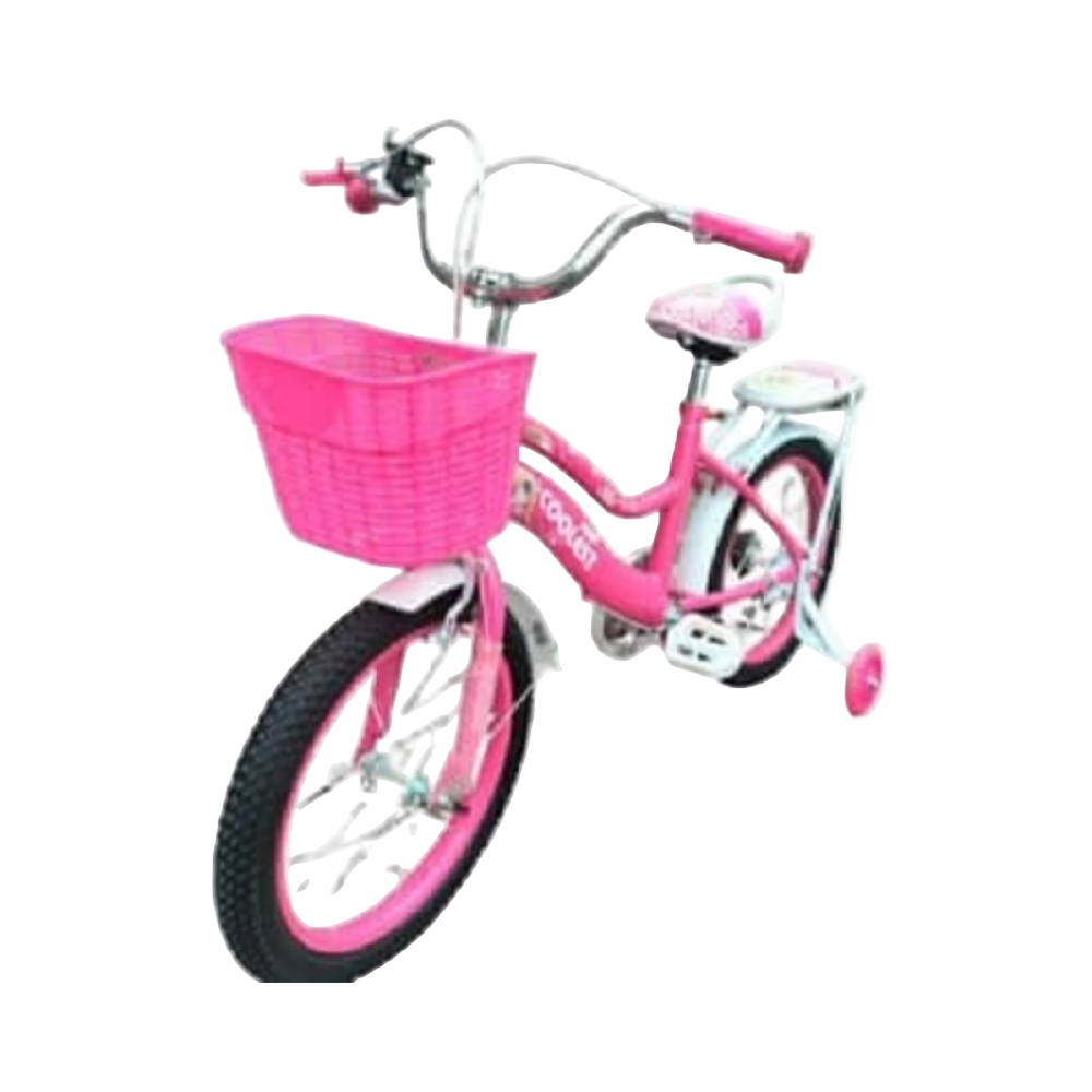 دراجة اطفال وردي بسلة مقاس 16 دراجة 2 عجلة LOCAL